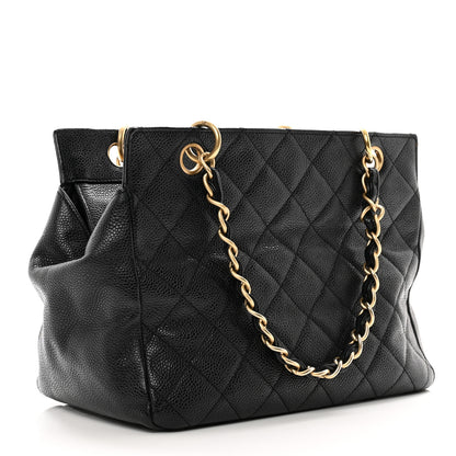 Chanel Caviar Quilted Petit Timeless Tote PTT Black 3 of 11