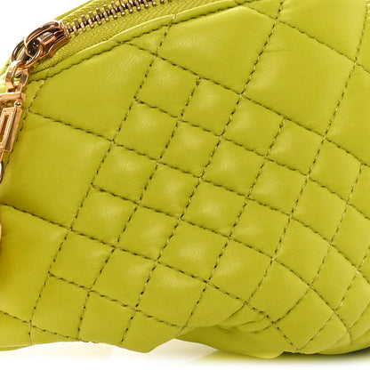 Versace Nappa Quilted Medusa Belt Bag Green 8 of 10