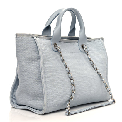 Chanel Mixed Fibers Small Deauville Tote Grey 4 of 15