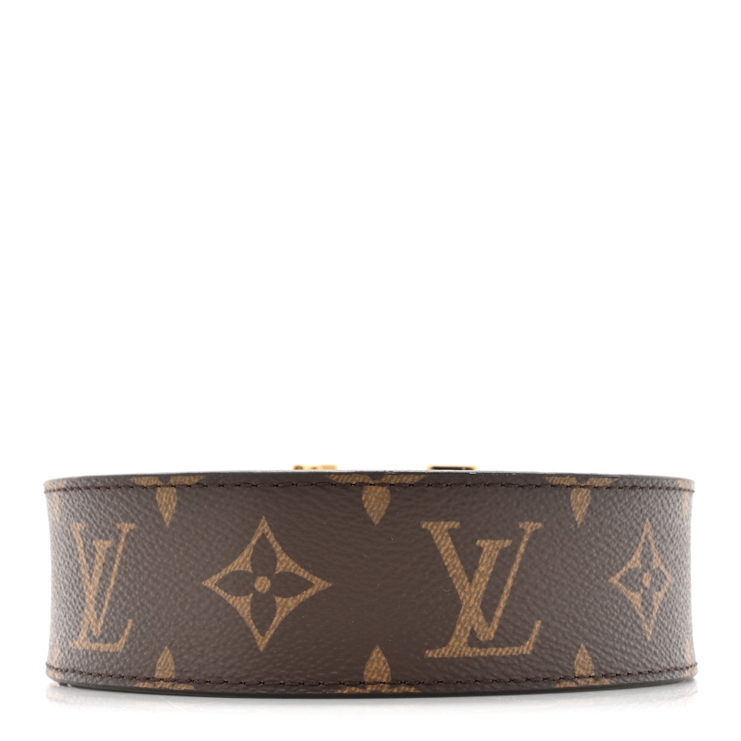 Louis Vuitton Calfskin Monogram 30mm LV Initiales Reversible Belt 85 34 Black 2 of 5