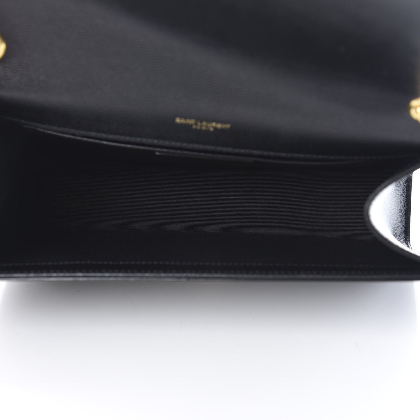 Grain De Poudre Medium Classic Monogram Kate Satchel Black