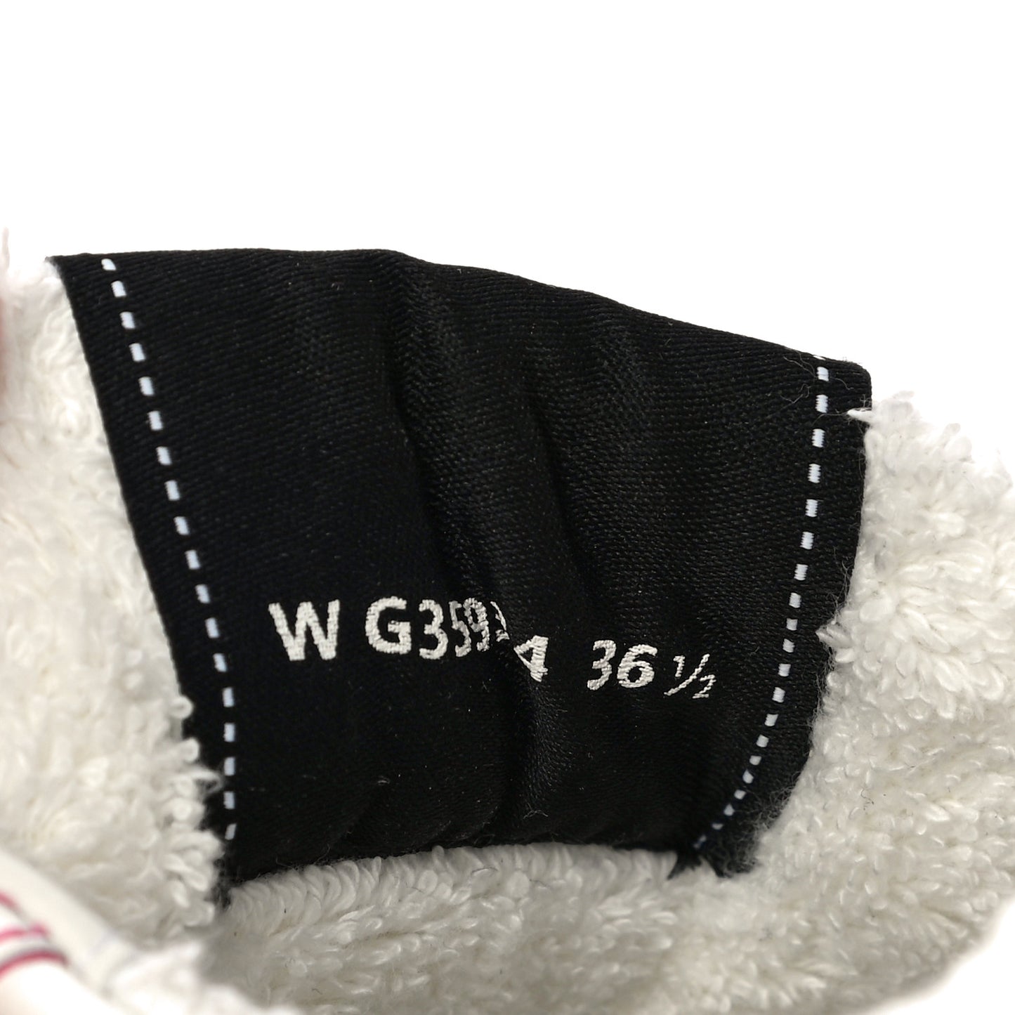 Calfskin Womens Logo Sneakers 36.5 White Pink