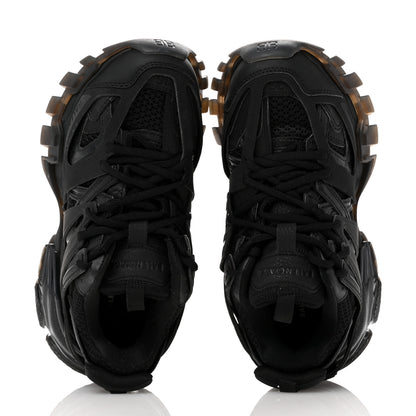 Balenciaga Rubber Mesh Fabric Womens Track Sneakers 36 Black 2 of 8