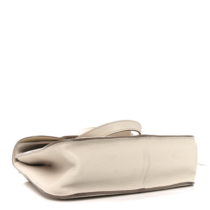 Hermes Taurillon Clemence Halzan 31 GM Craie 4 of 9