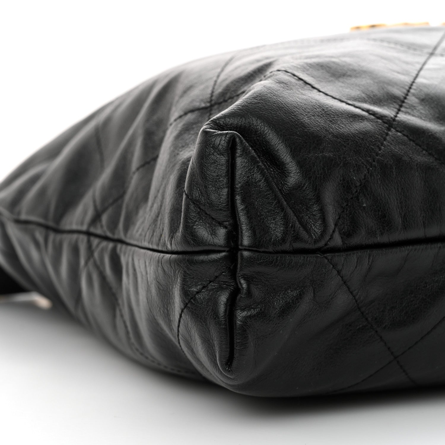 Chanel Shiny Calfskin Quilted Chanel 22 Black 10 of 13
