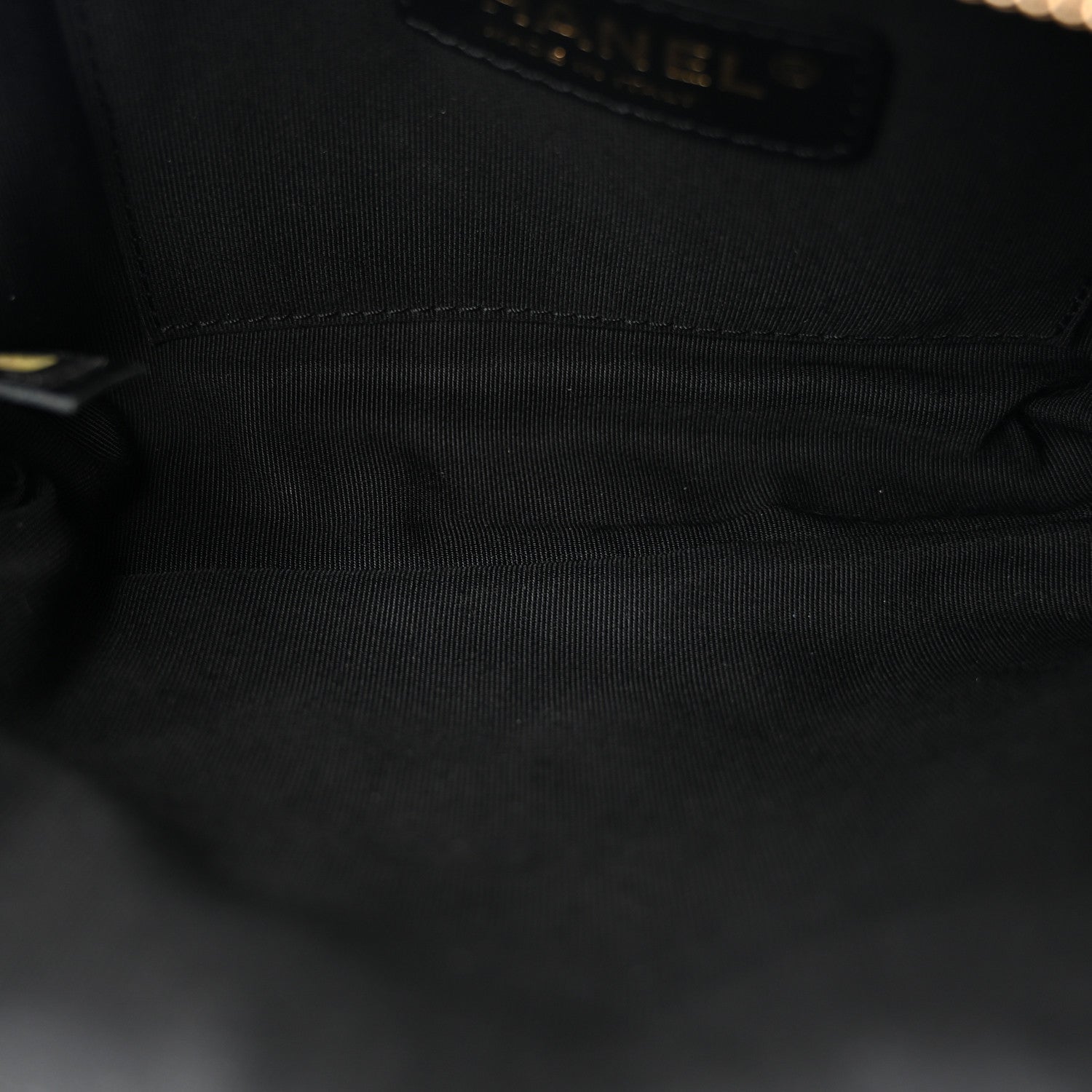 Chanel Calfskin Quilted Waist Bag Black 5 of 10