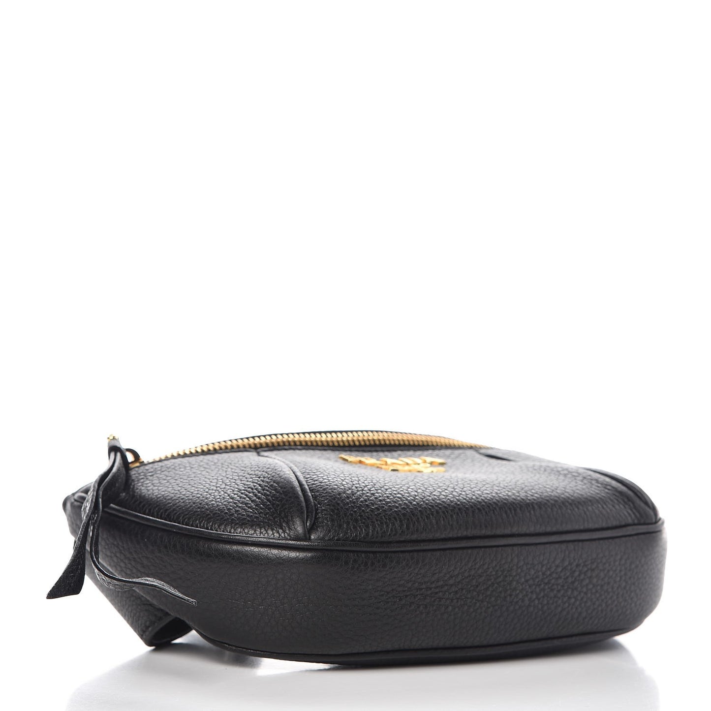 Vitello Daino Small Belt Bag Black