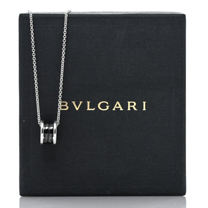 Bulgari Sterling Silver Ceramic Save The Children Pendant Necklace 5 of 5