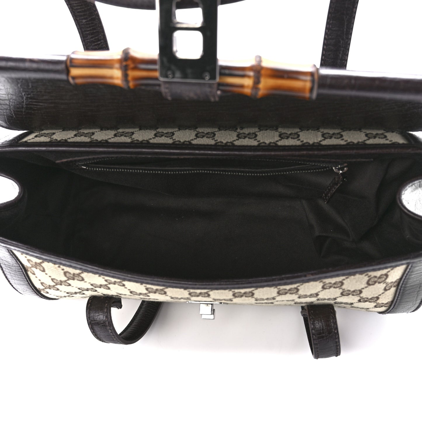 Monogram Bamboo Bullet Bag Dark Brown