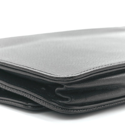 Chanel Caviar Timeless CC Wallet On Chain WOC Black 10 of 11