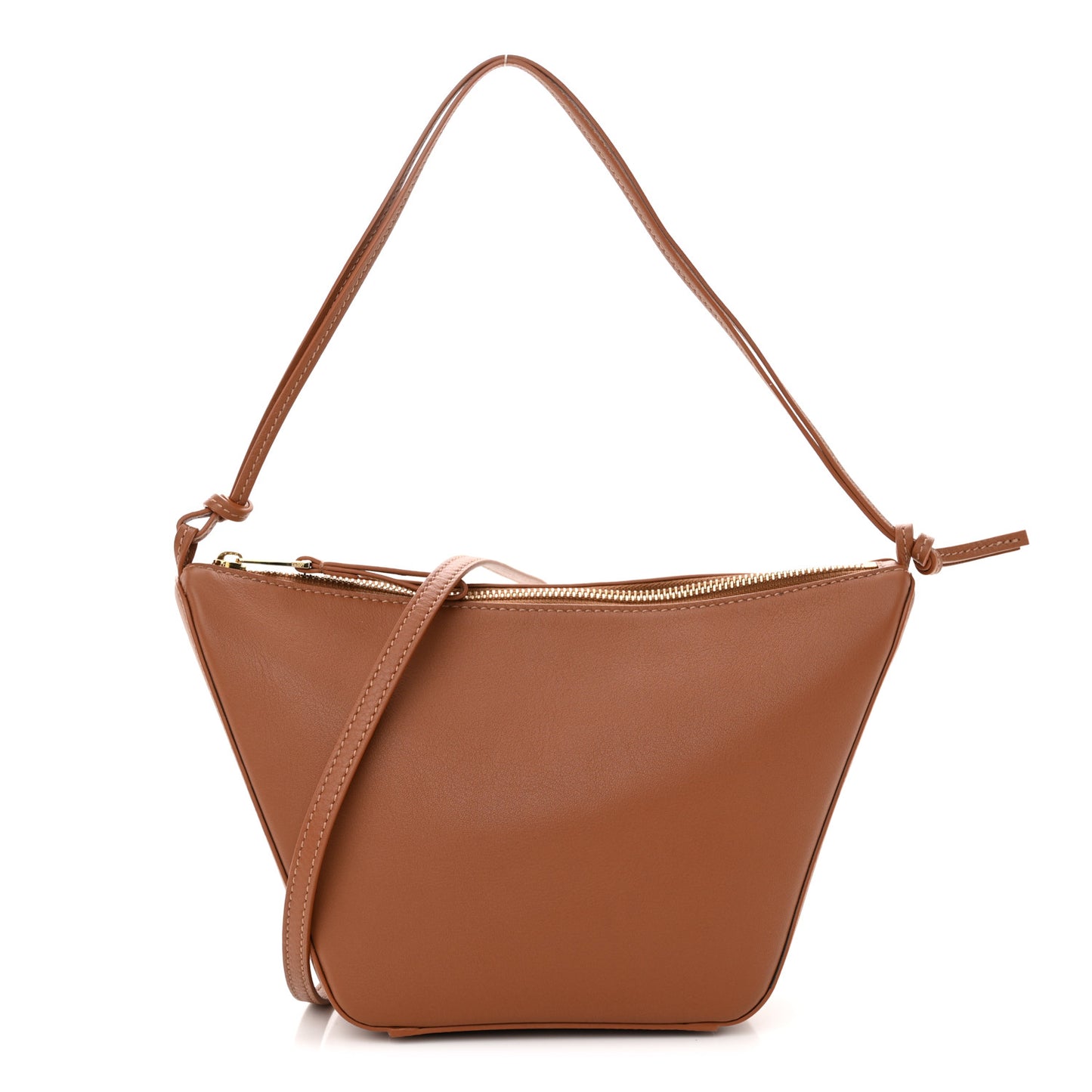 Calfskin Mini Hammock Hobo Tan