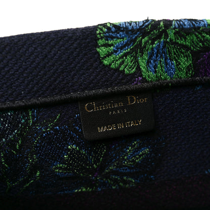 Christian Dior Canvas Embroidered Medium Toile de Jouy Voyage Book Tote Blue Multicolor 6 of 10