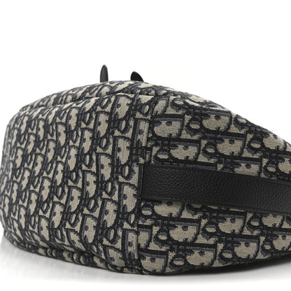 Christian Dior Oblique Saddle Soft Bag Beige Black 10 of 10