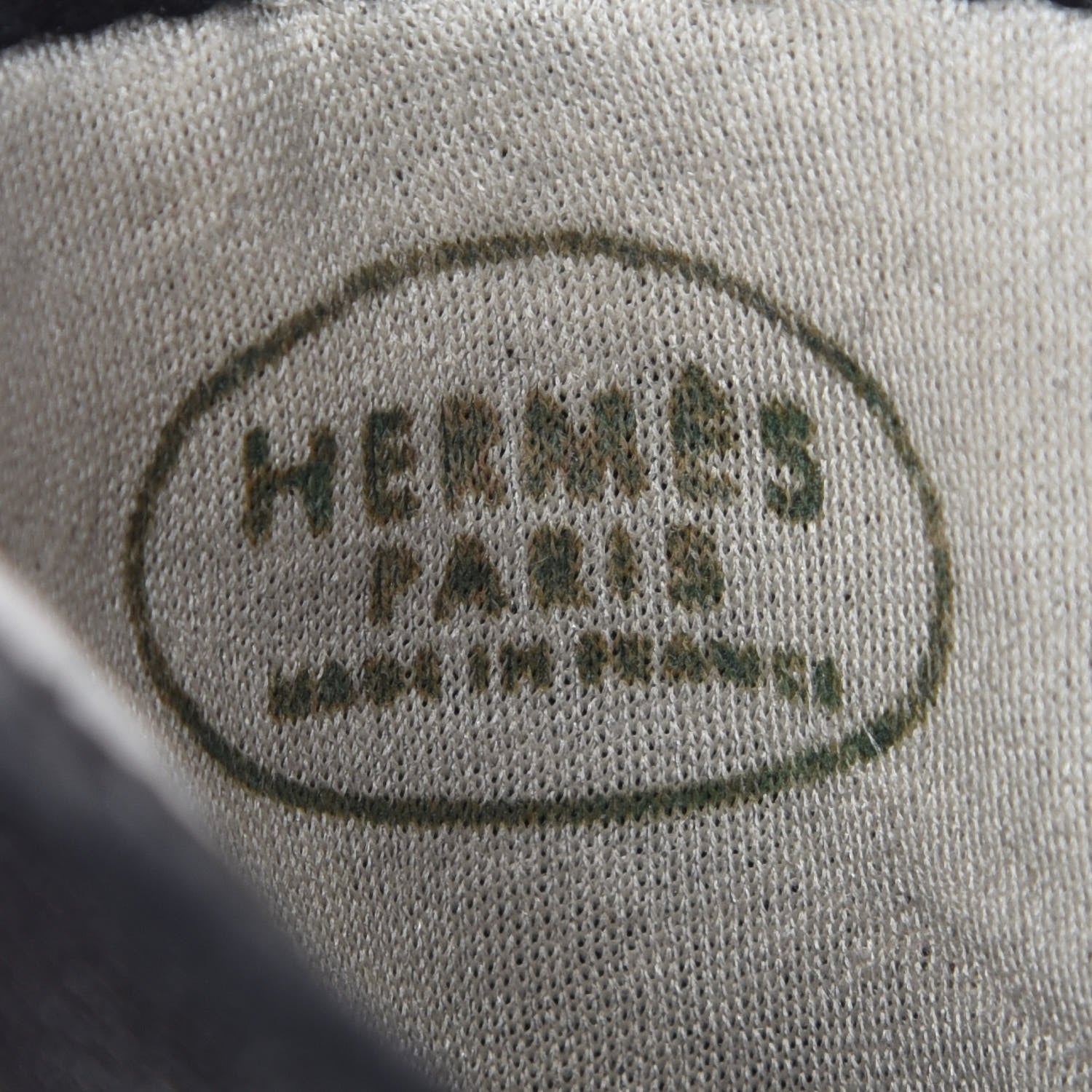 Hermes Suede Lambskin Gloves 7.5 Black 4 of 5