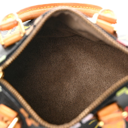 Louis Vuitton Monogram Multicolor Mini Sac HL Speedy Black 5 of 11