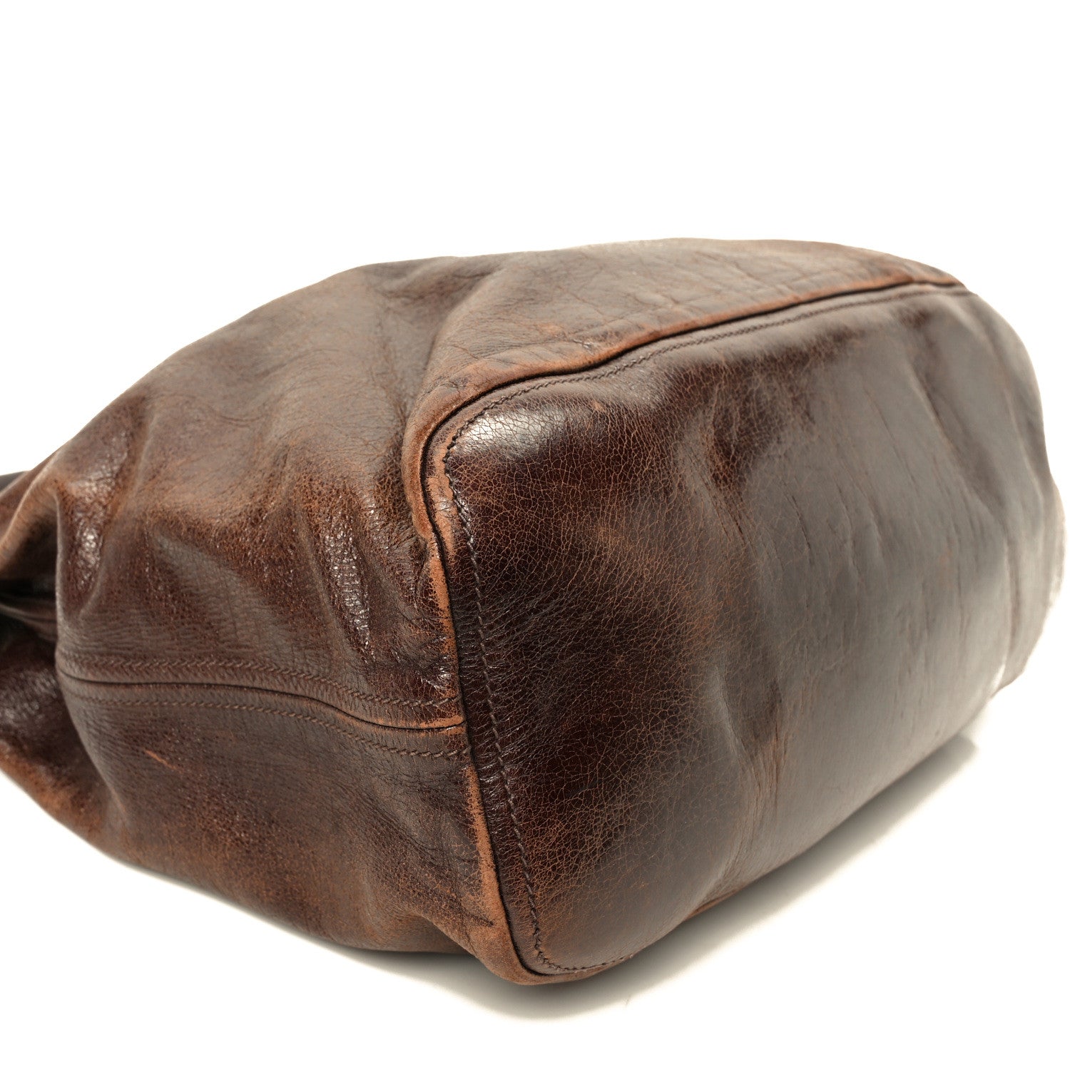 Prada Vitello Shine Shoulder Bag Moro 8 of 9
