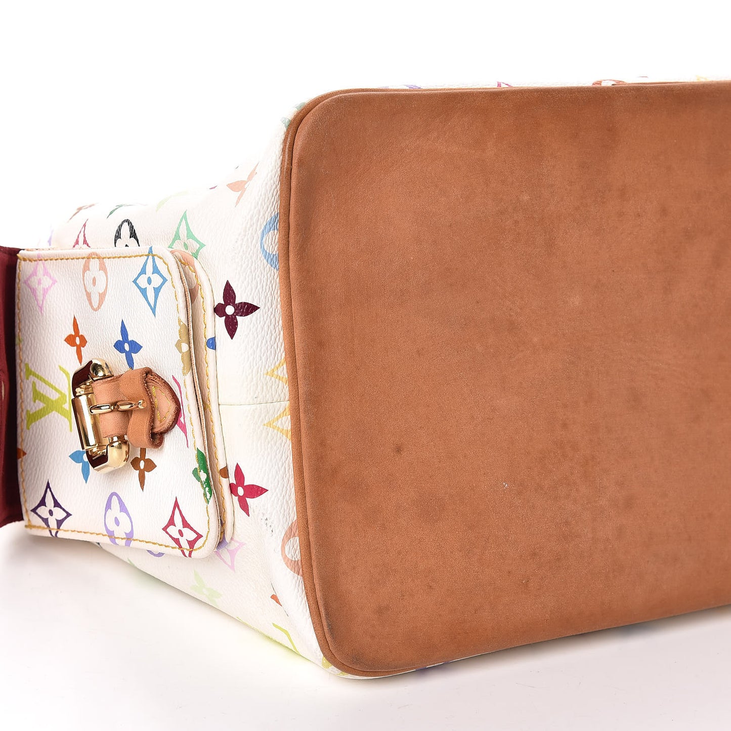 Monogram Multicolor Petit Noe White