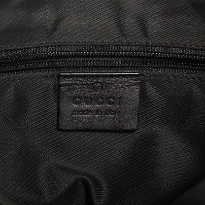 Gucci Denim Monogram Small Jackie O Hobo Black 6 of 7