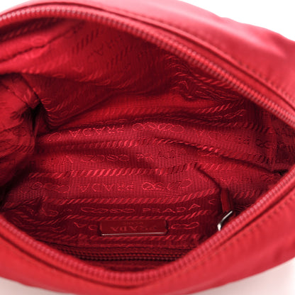 Prada Tessuto Nylon Vela Cosmetic Pouch Rosso 5 of 8