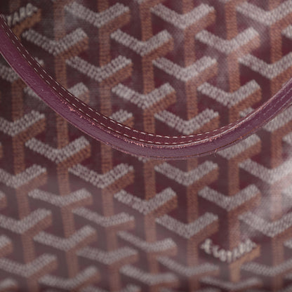 Goyard Goyardine Reversible Anjou PM Burgundy 23 of 24