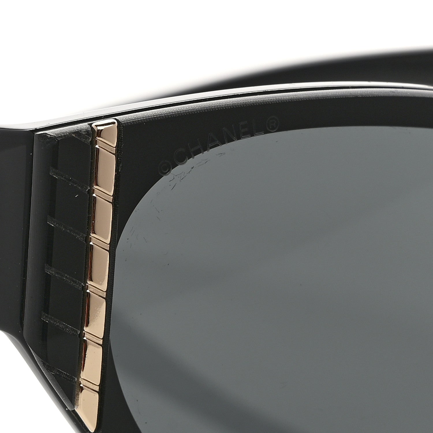 Chanel Acetate Cat Eye Sunglasses 6054 Black 7 of 8