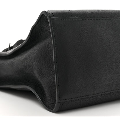 Balenciaga Veau Soyeux Perforated Blackout Hardware City Black 10 of 14