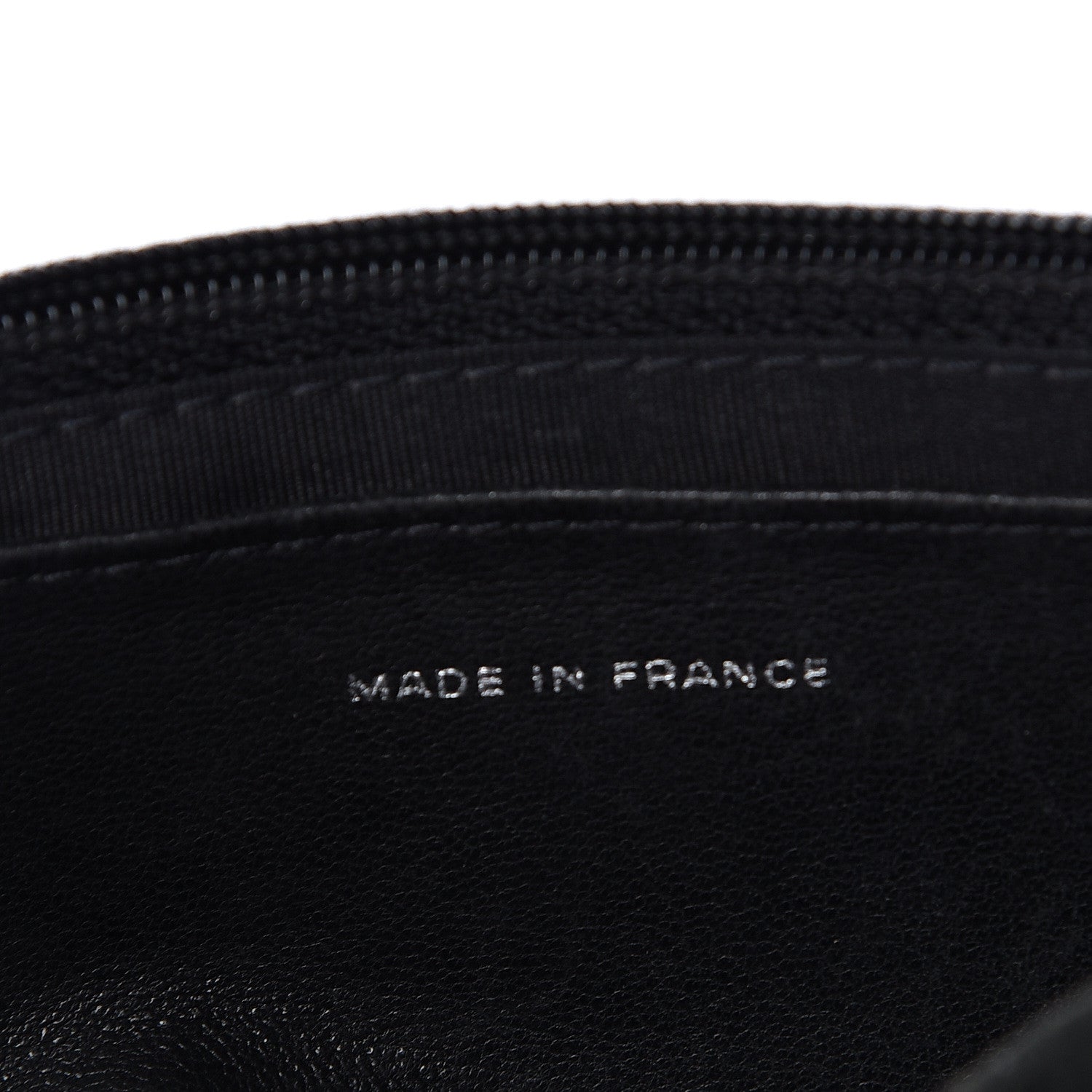 Chanel Lambskin Half Moon Wallet On Chain WOC Black 7 of 12