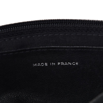 Chanel Lambskin Half Moon Wallet On Chain WOC Black 7 of 12