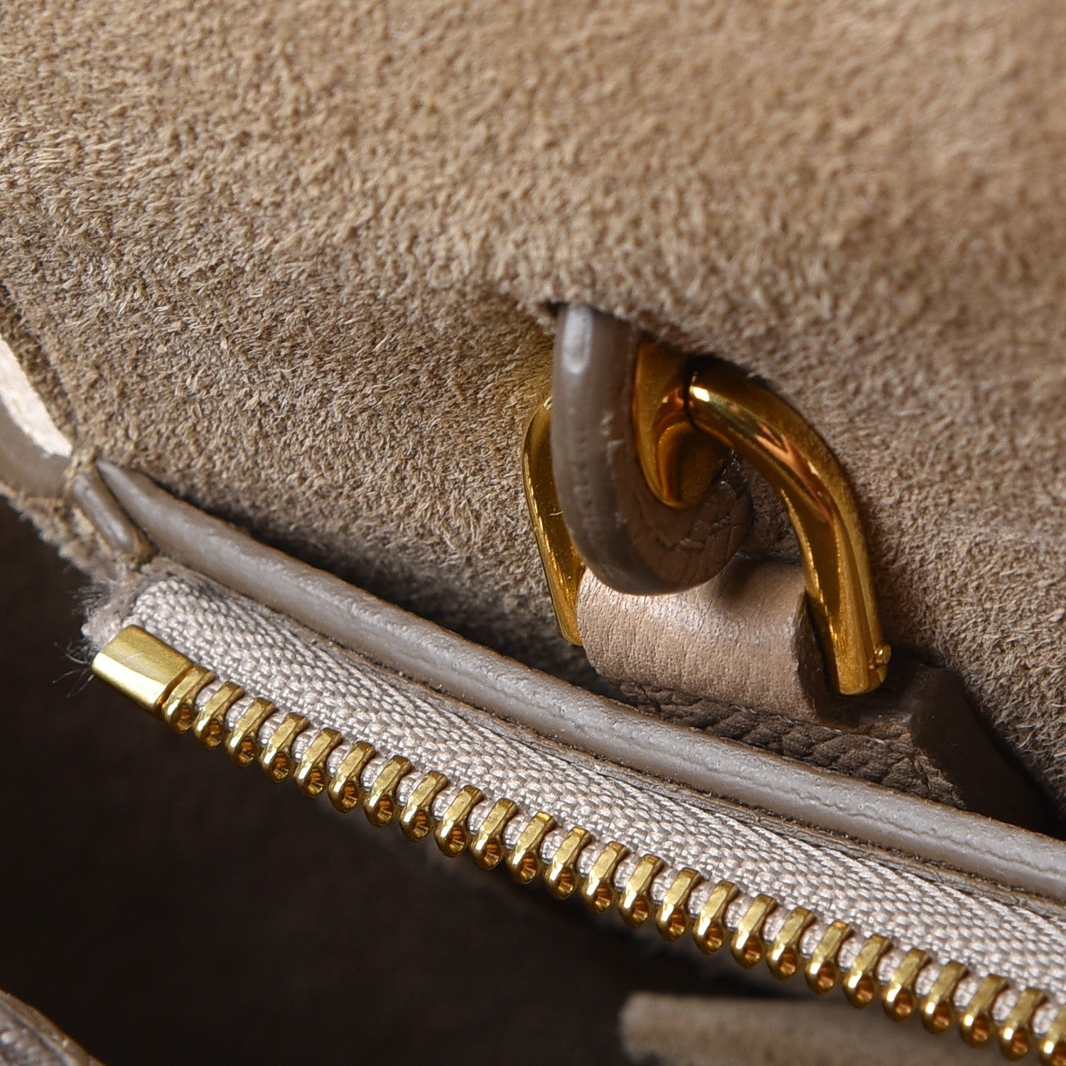 Celine Grained Calfskin Mini Belt Bag Light Taupe 10 of 11