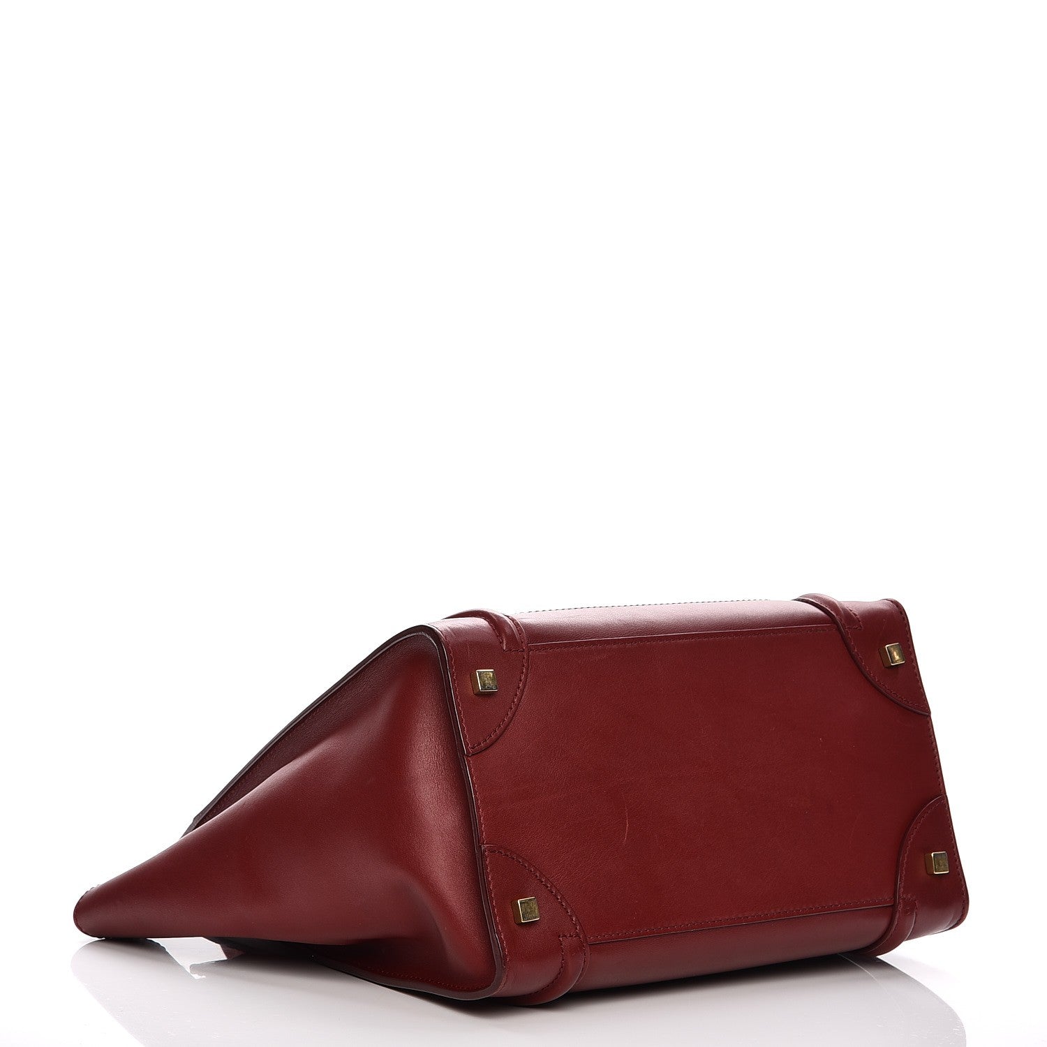 Celine Smooth Calfskin Mini Luggage Burgundy 4 of 16