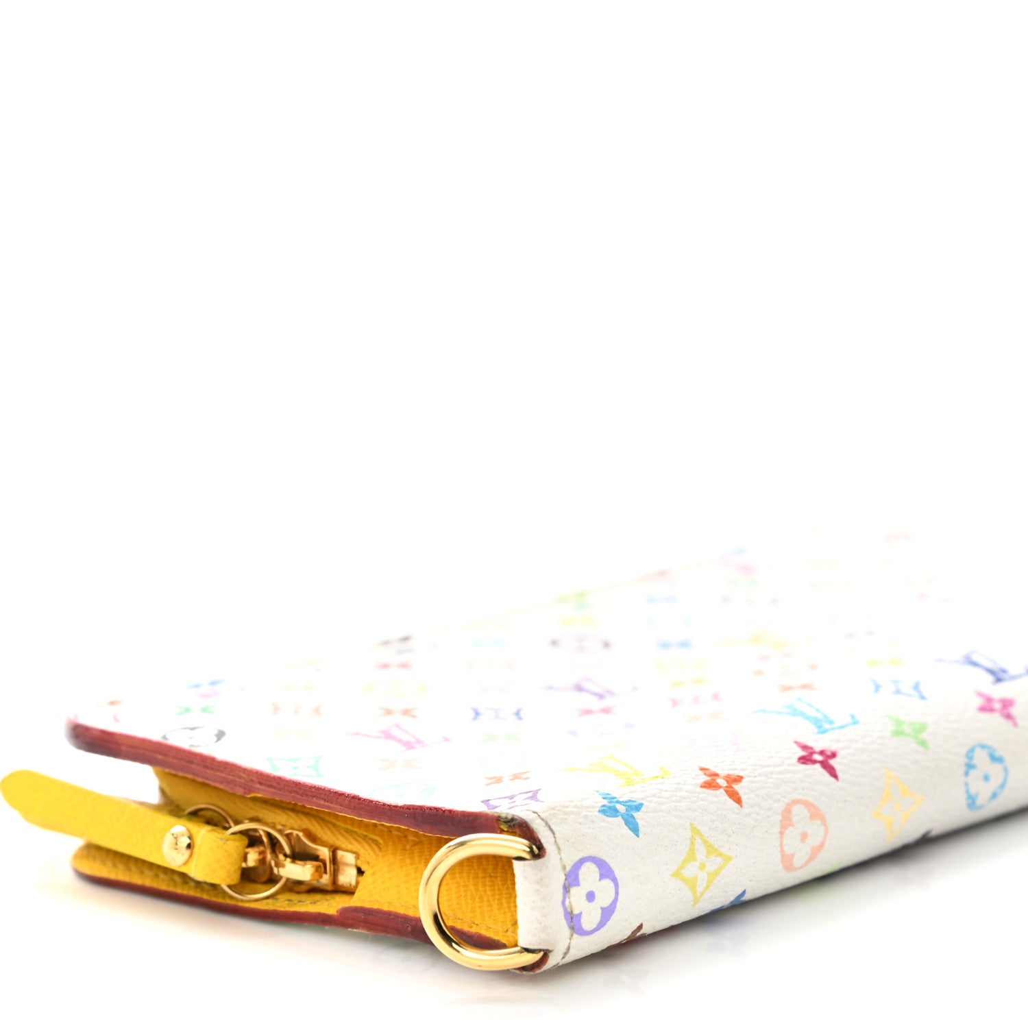Louis Vuitton Monogram Multicolor Insolite Wallet White Citron 8 of 10