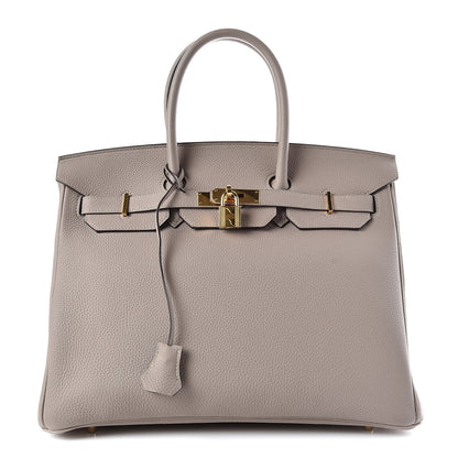 Hermes Togo Birkin 35 Gris Tourterelle 1 of 34