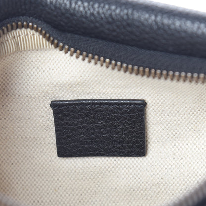 Gucci Grained Calfskin Small Logo Belt Bag Black 6 of 12