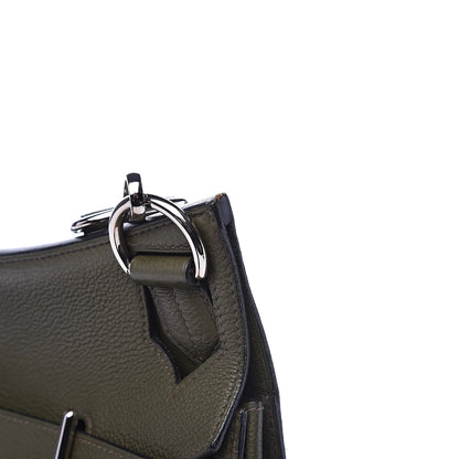 Hermes Taurillon Clemence Jypsiere 34 Vert Veronese 10 of 12