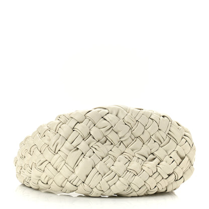 Bottega Veneta Paper Calfskin Intrecciato Banana Hobo Plaster 4 of 10