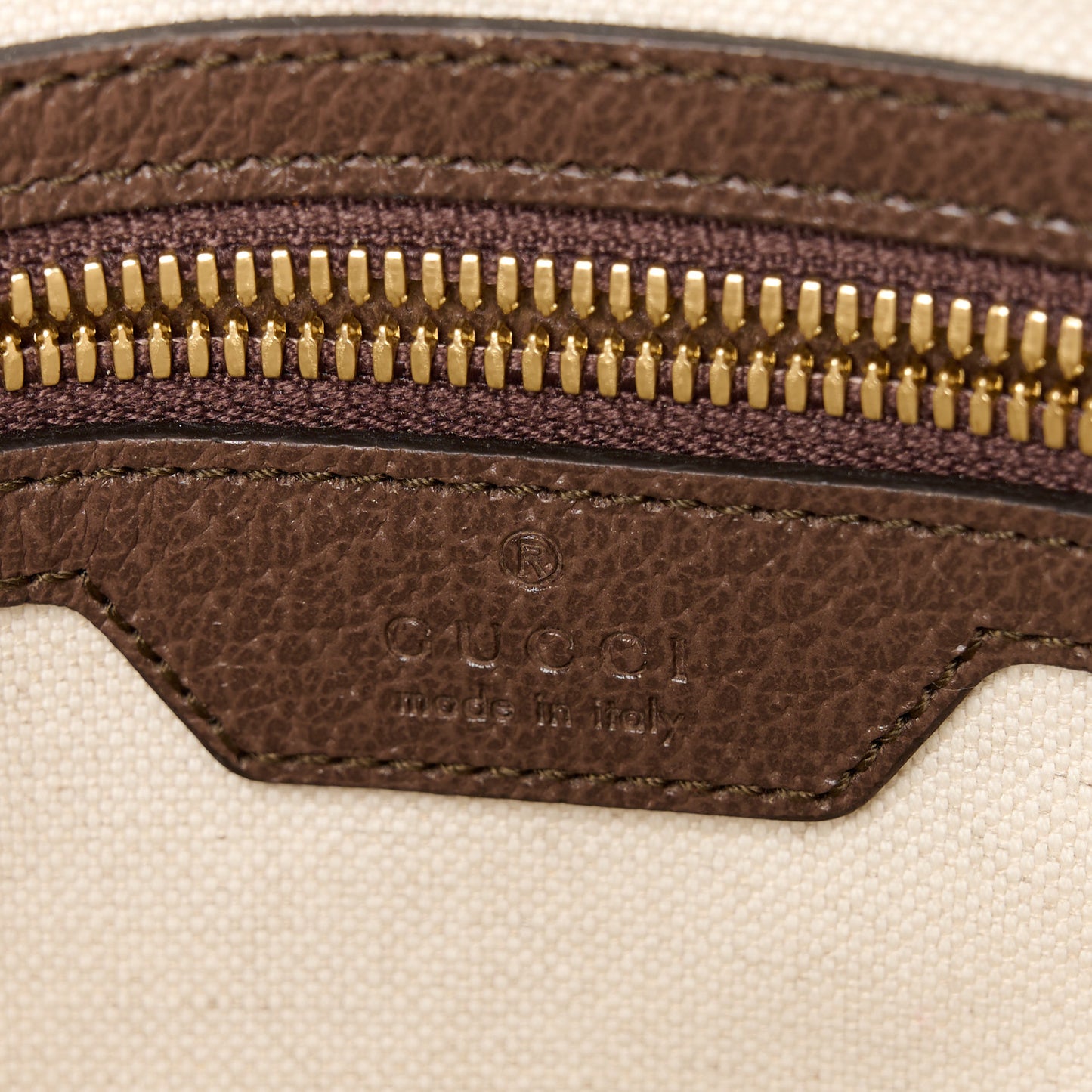 Monogram Jumbo GG Textured Dollar Calfskin Web Messenger Shoulder Bag Camel Ebony New Acero