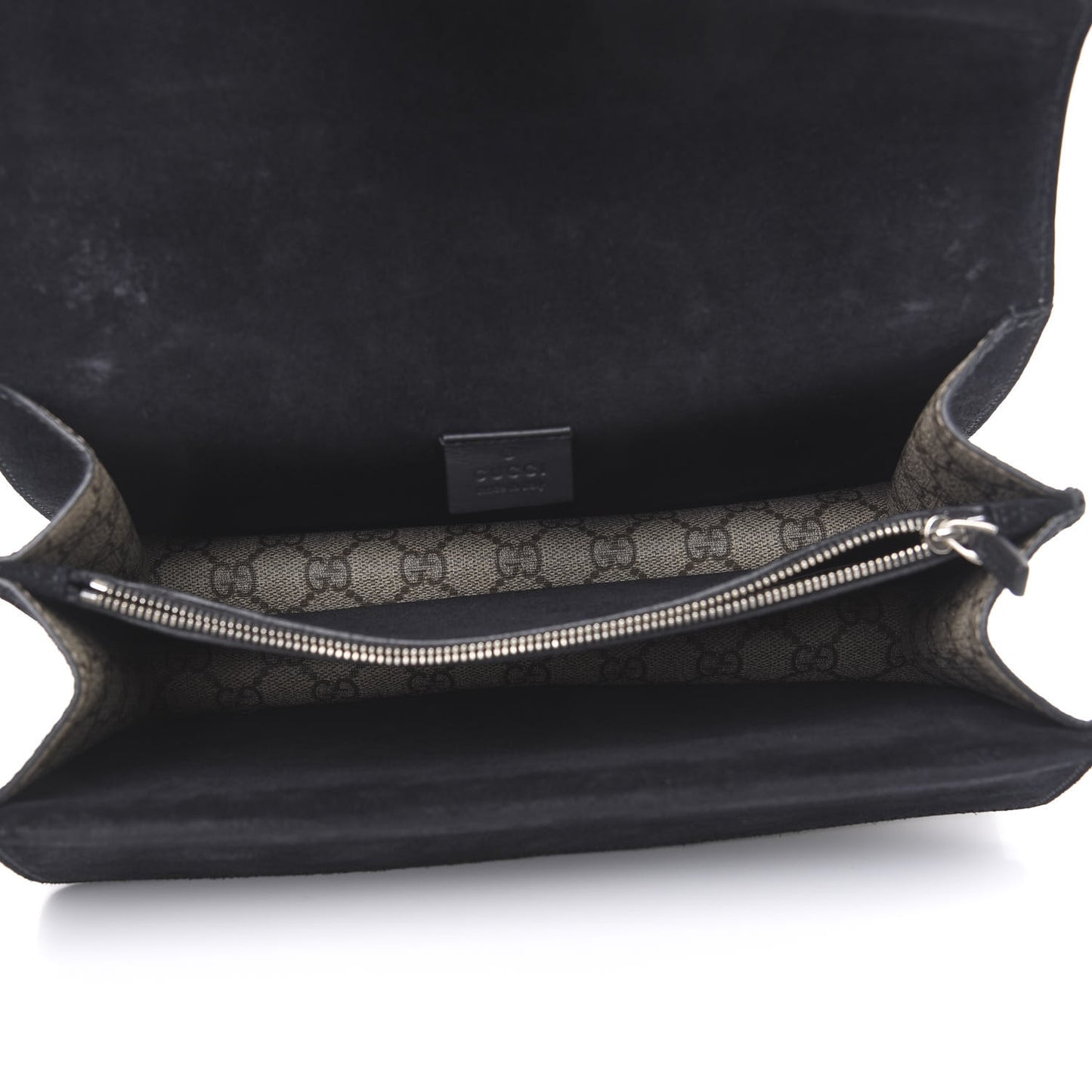 GG Supreme Monogram Small Dionysus Shoulder Bag Black