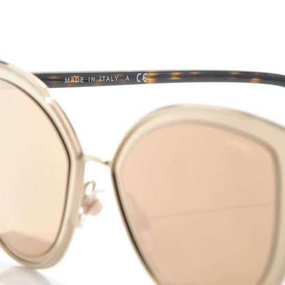 Chanel Metal Cat Eye Sunglasses 4222 Gold 6 of 8