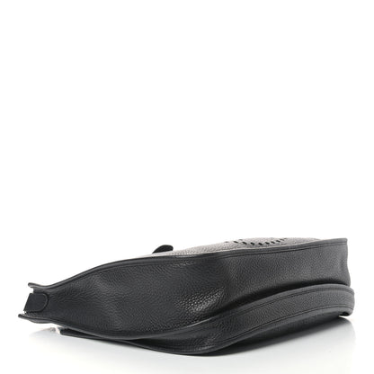 Hermes Taurillon Clemence Evelyne III PM Black 4 of 10
