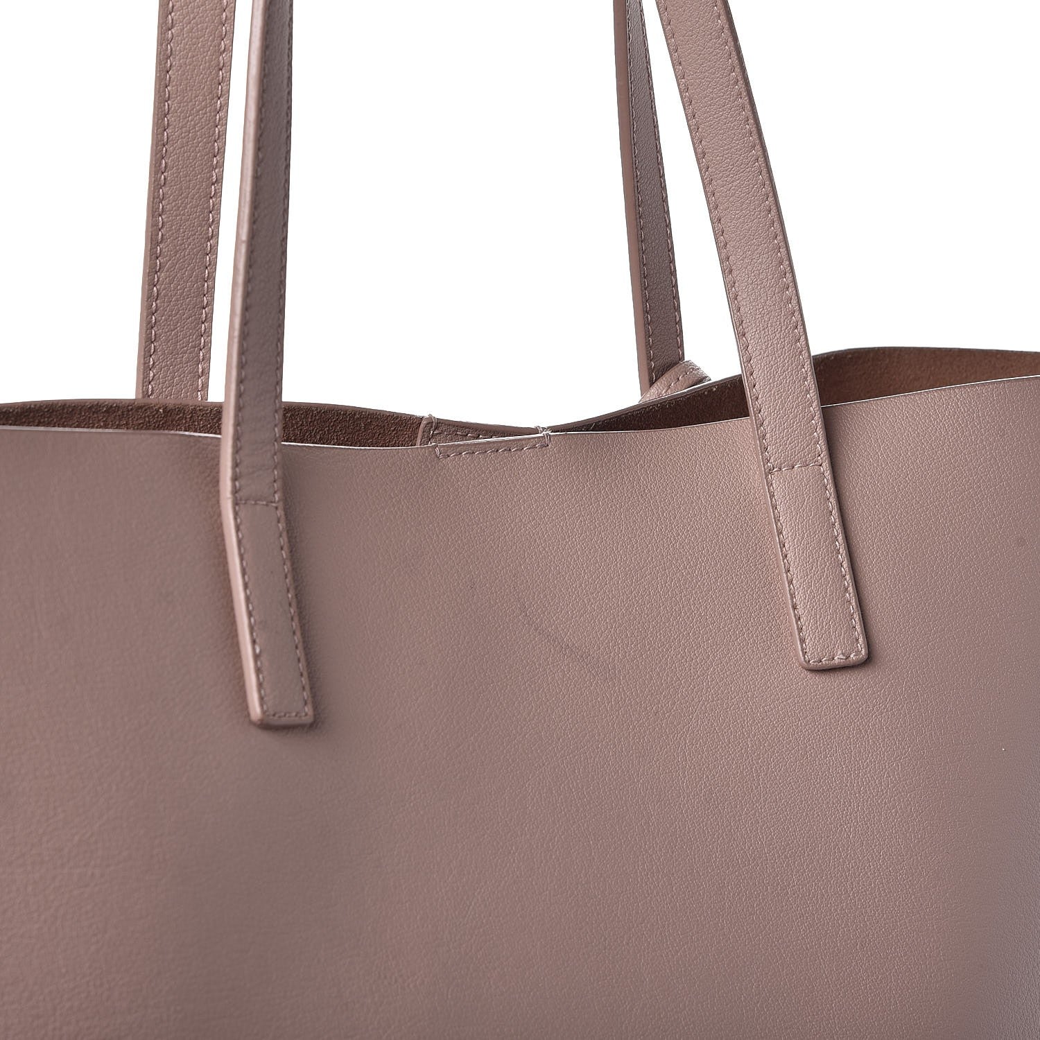 Saint Laurent Calfskin Medium Shopping Tote Rose Antic 14 of 17