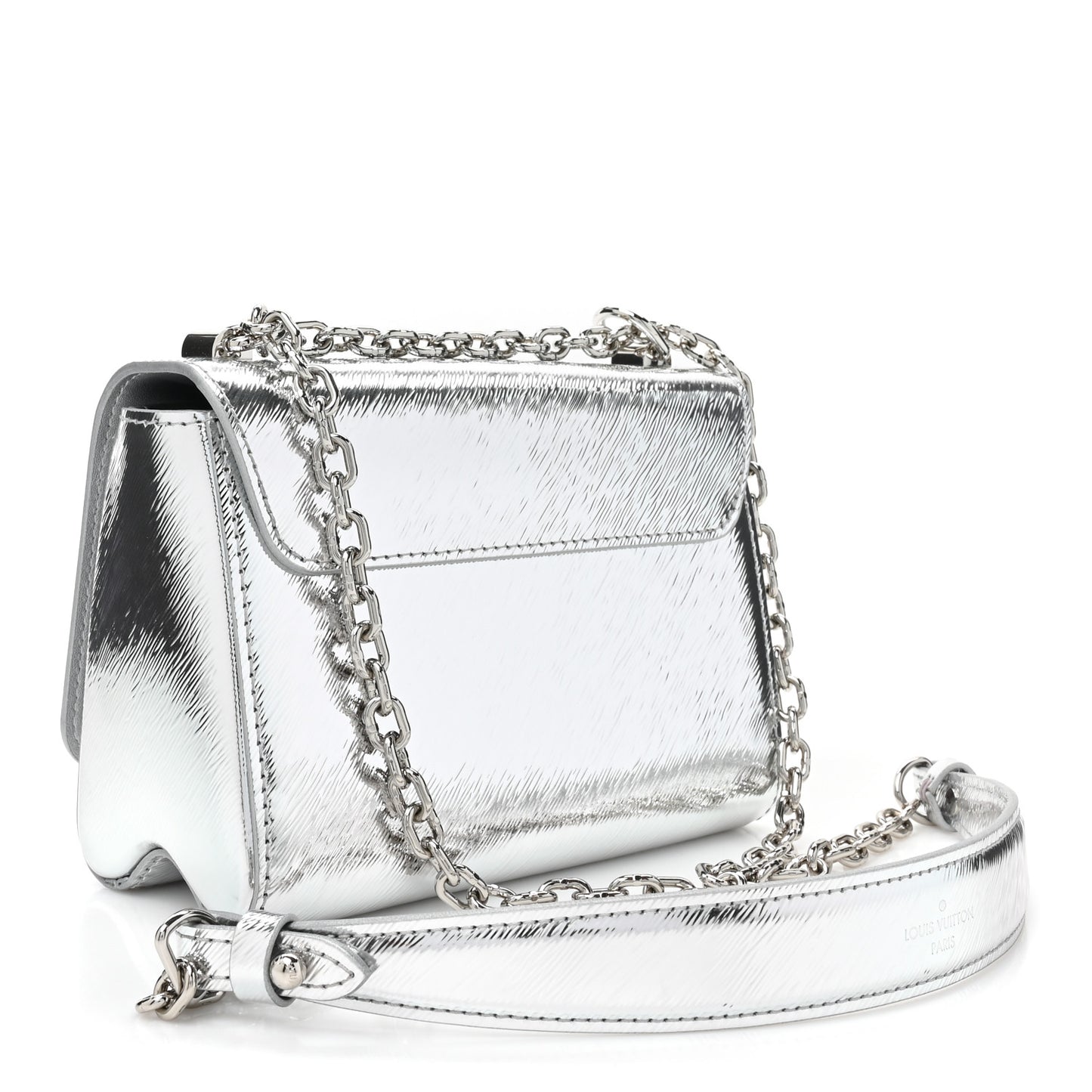 Mirror Epi Swarovski Strass Twist PM Silver