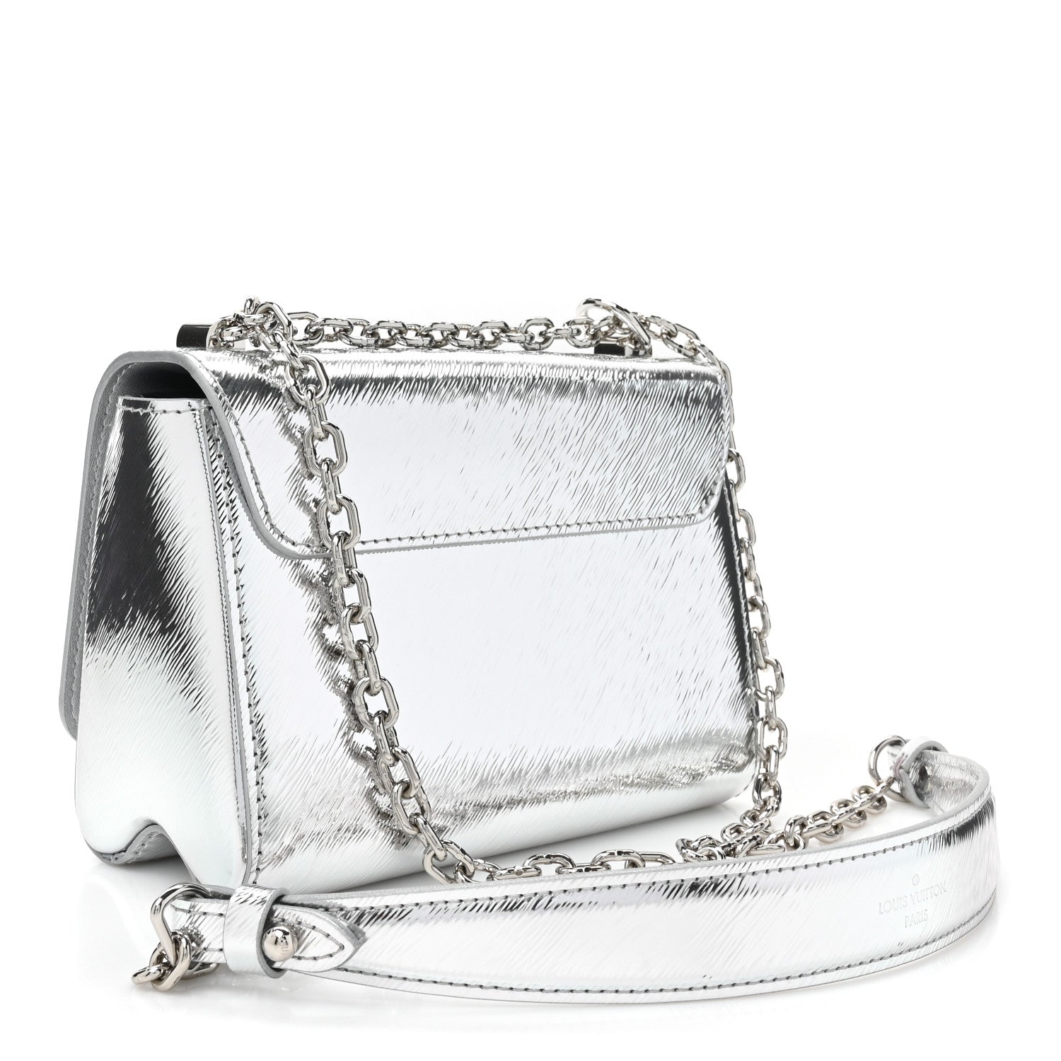 Louis Vuitton Mirror Epi Swarovski Strass Twist PM Silver 4 of 10
