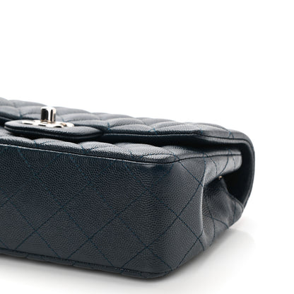 Chanel Caviar Quilted Mini Rectangular Flap Navy 10 of 11