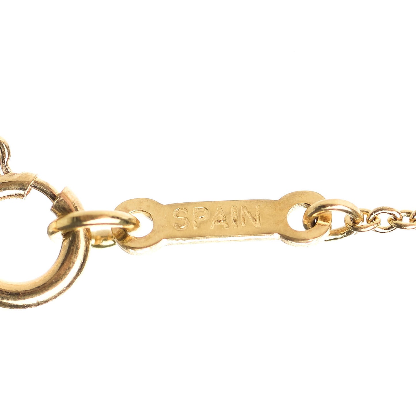 18K Yellow Gold 16mm Elsa Peretti Open Heart Pendant Necklace