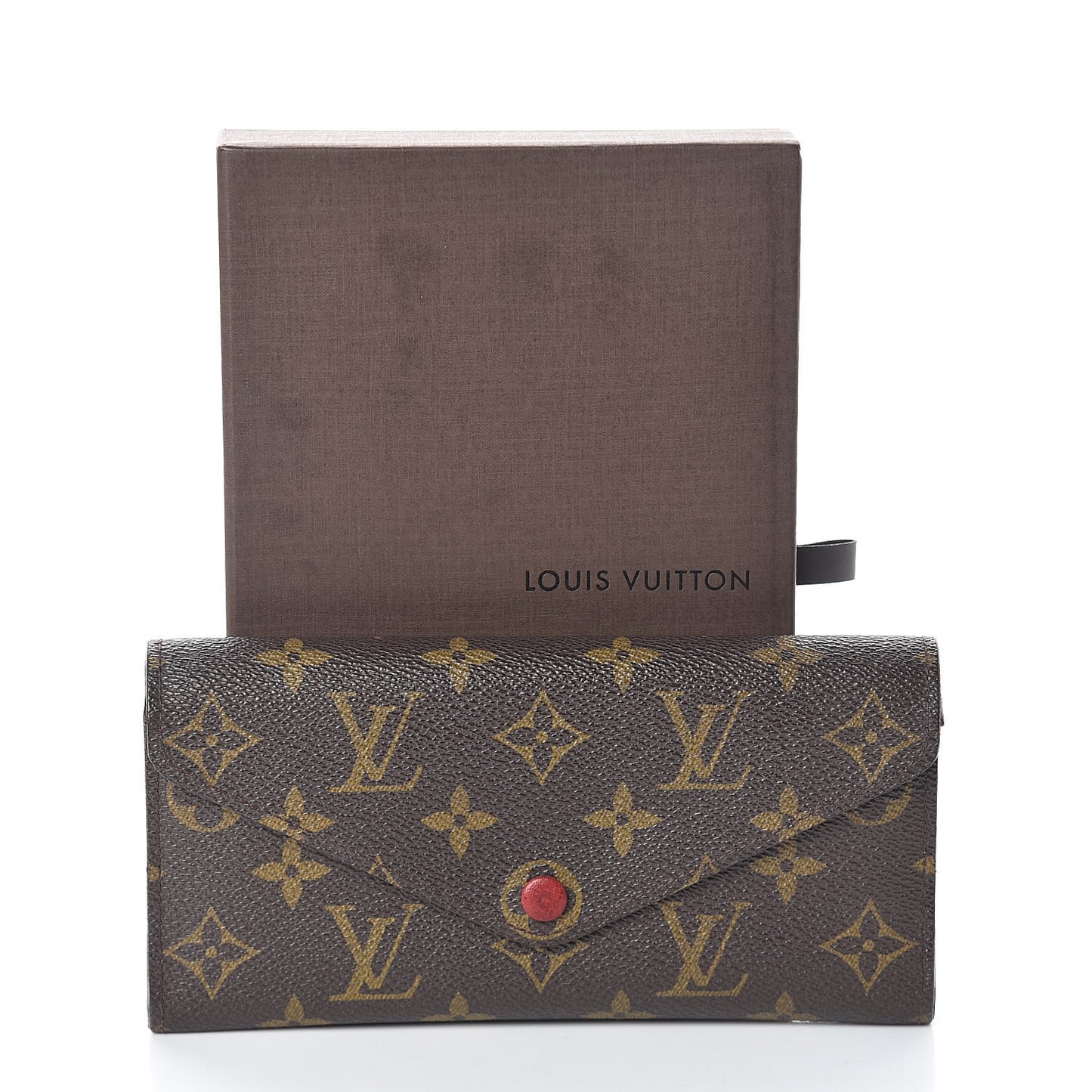 Monogram Josephine Wallet Red