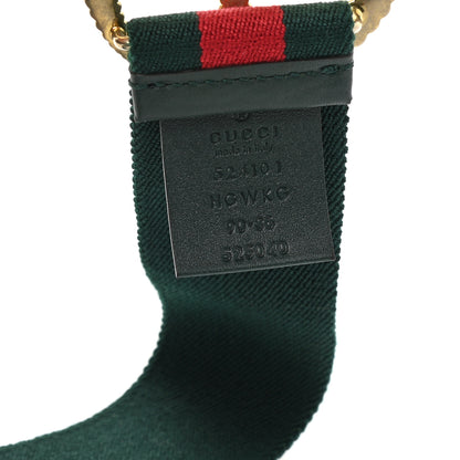 Gucci Canvas Torchon Double G Web Belt 90 36 Verde 3 of 4