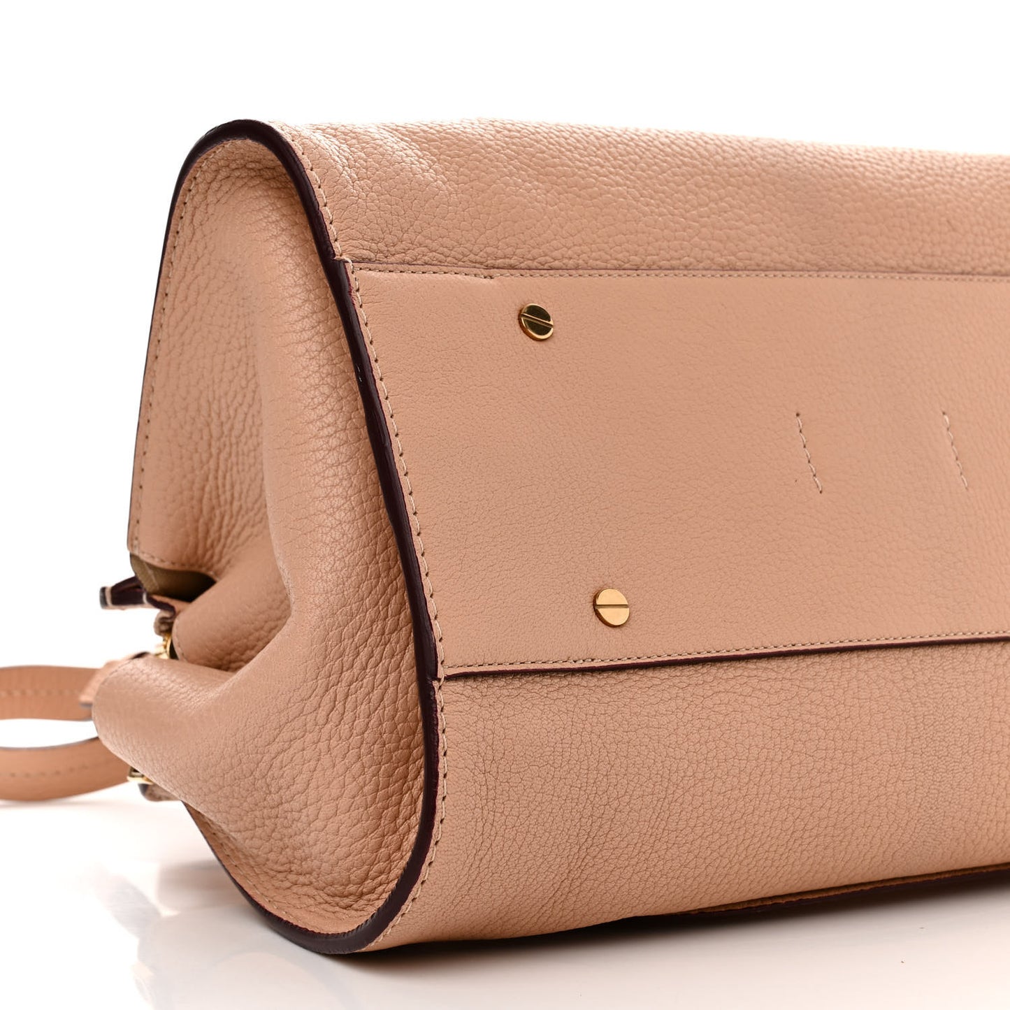 Calfskin Medium Everston Satchel Blush Nude