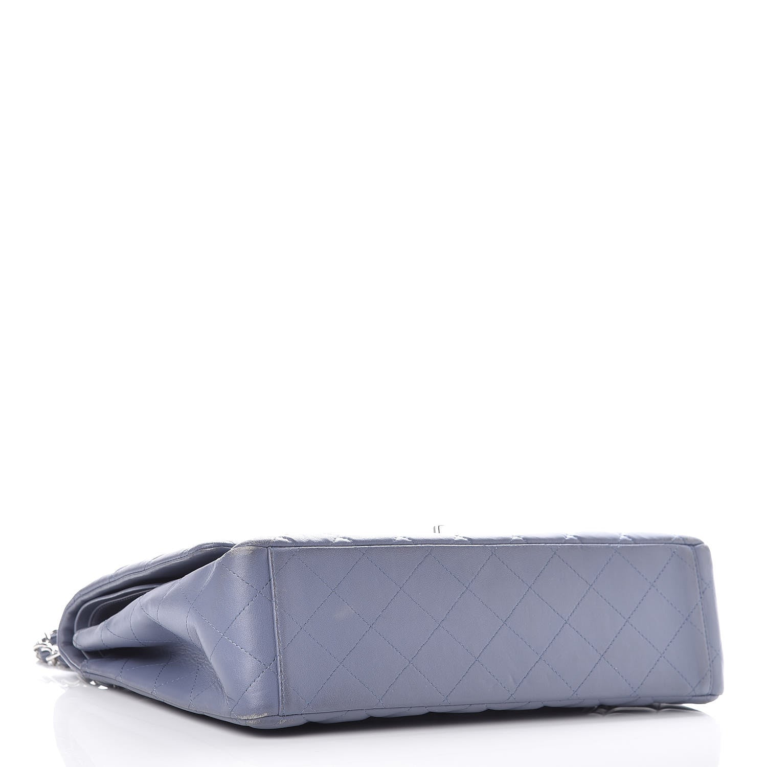 Chanel Lambskin Quilted Maxi Double Flap Purple 4 of 17