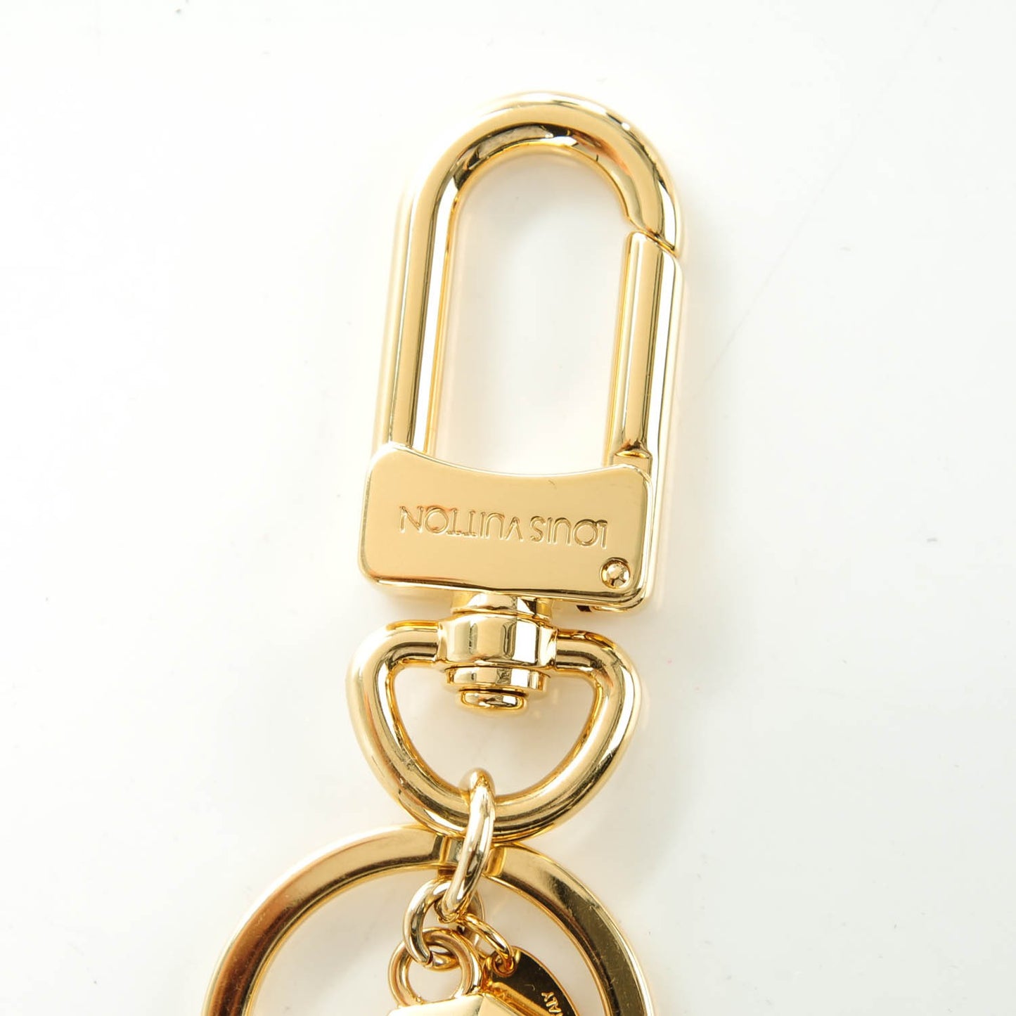 LV Facettes Key Holder Gold