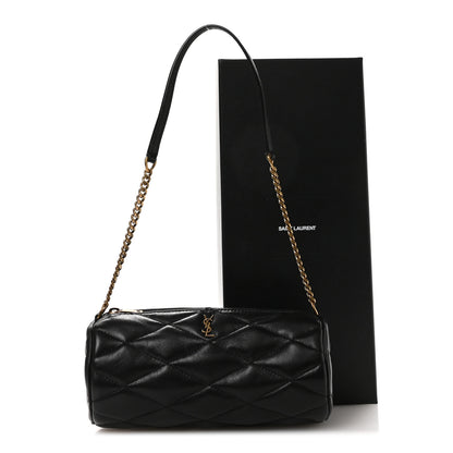Saint Laurent Lambskin Monogram Mini Sade Tube Bag Black 11 of 11